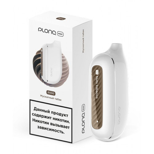 Электронная сигарета Plonq Max Muscat Tobacco (Плонг Макс Мускатный табак)